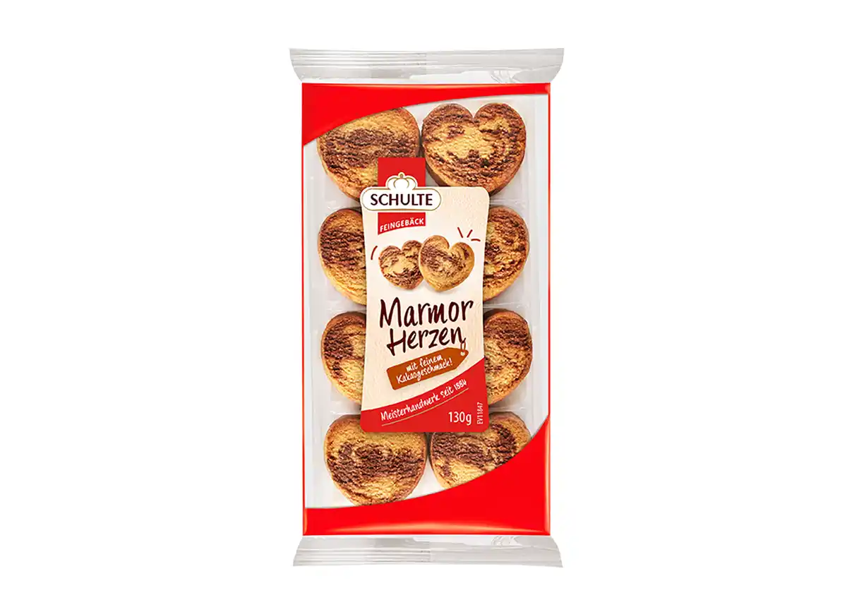Bild 1 von Schulte Marmorherzen mit feinem Kakaogeschmack