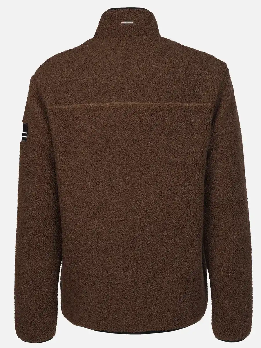 Bild 2 von Herren Teddy Jacke mit Brusttasche Braun