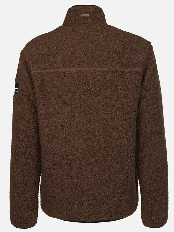 Bild 2 von Herren Teddy Jacke mit Brusttasche Braun