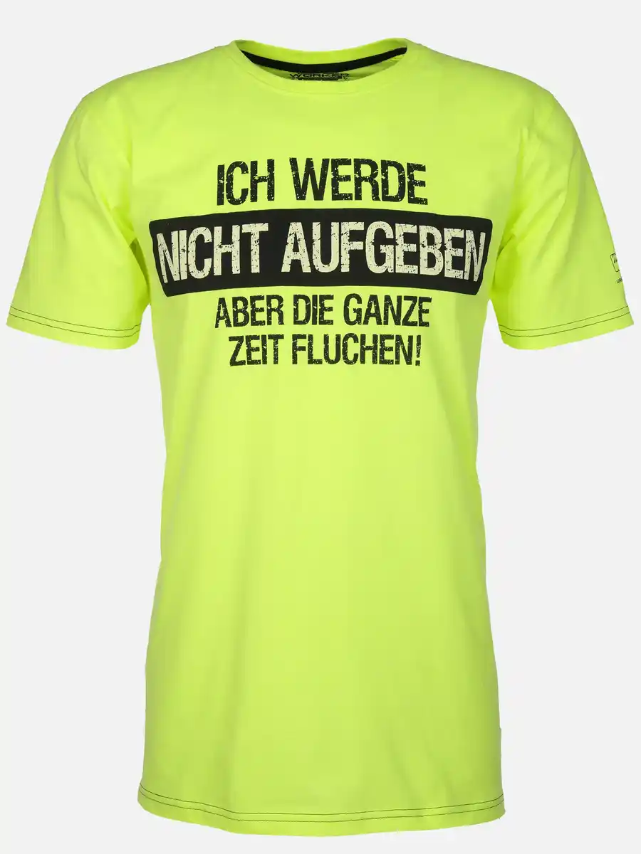 Bild 1 von Herren T-Shirt mit lustigen Sprüchen Gelb