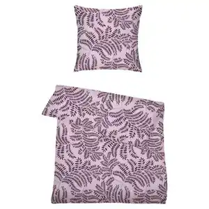 NOVITESSE Winterjersey-Bettwäsche, 135 x 200 + 80 x 80 cm Lila