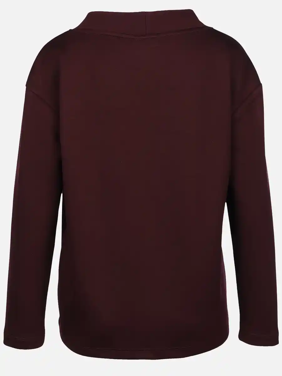 Bild 2 von Damen Sweatshirt mit Stehkragen Rot