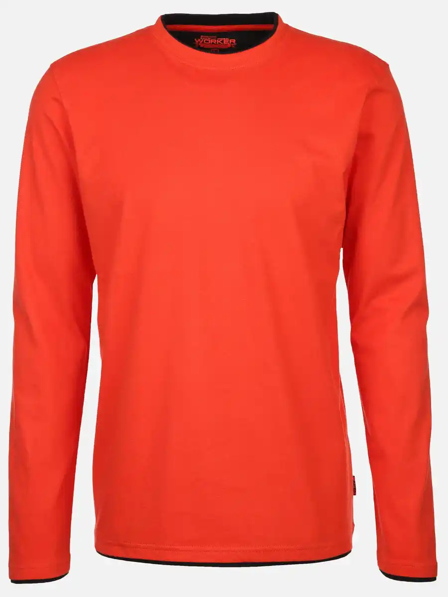 Bild 1 von Herren Shirt im 2in1 Look Orange