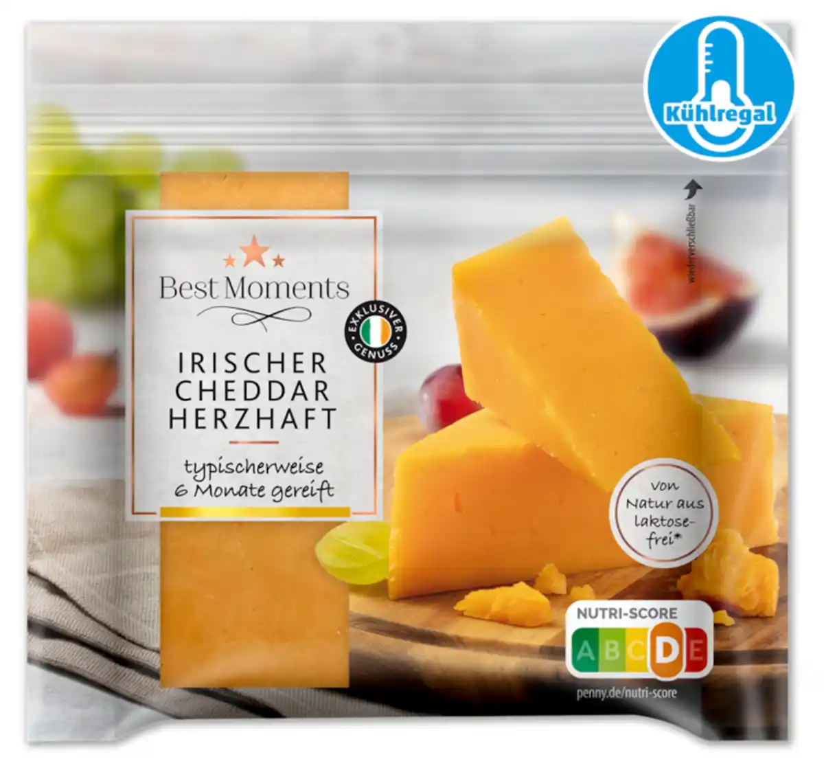 Bild 1 von BEST MOMENTS Irischer Cheddar*
