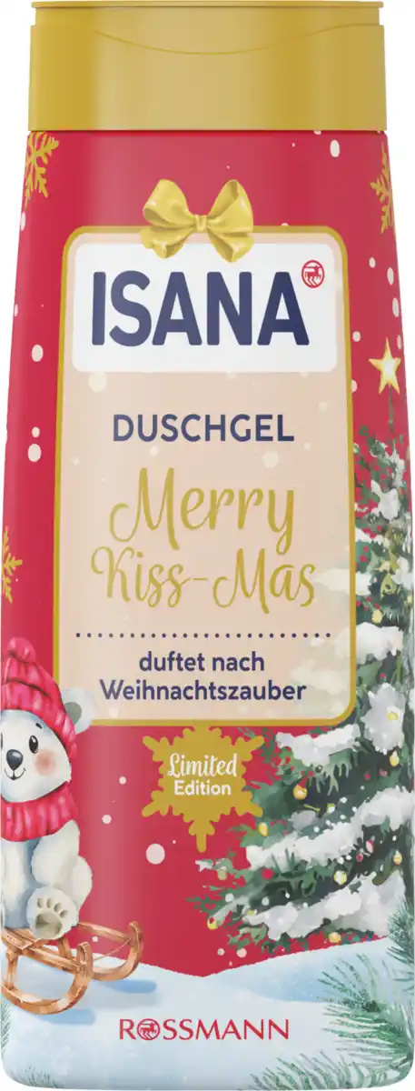 Bild 1 von ISANA Duschgel Merry Kiss-Mas