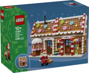 LEGO 40809 Weihnachtliches Lebkuchenhaus