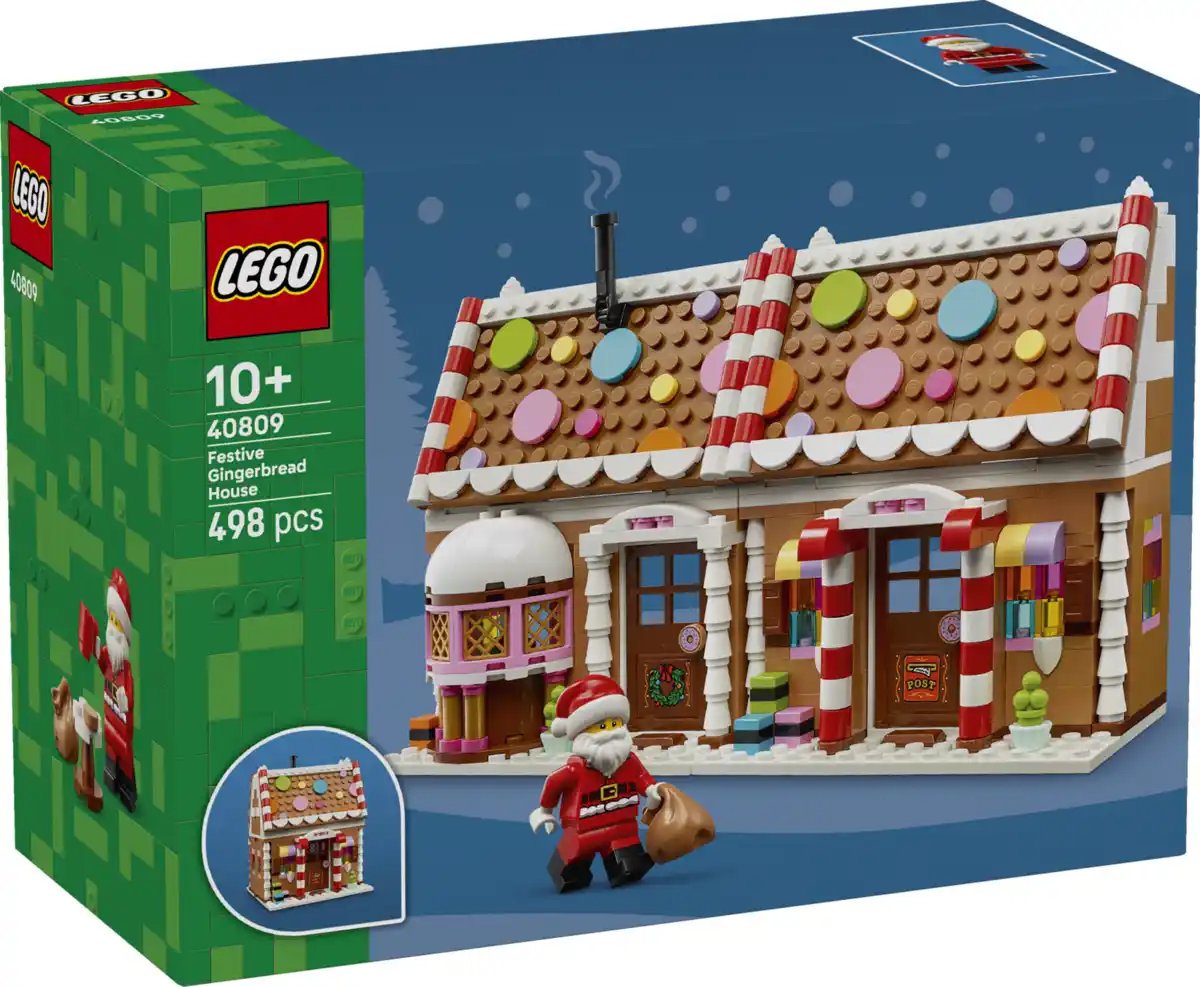Bild 1 von LEGO 40809 Weihnachtliches Lebkuchenhaus