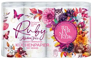 THE PAPERMAKERS Küchenpapier »Ruby Küchenfee«, Packg. = 8 x 45 Blatt