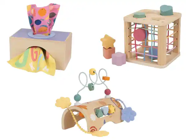Bild 3 von LUPILU® Baby Holz Spielzeug »Montessori-Stil«