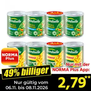 Bonduelle Kidney Bohnen / Erbsen & Möhrchen / Goldmais