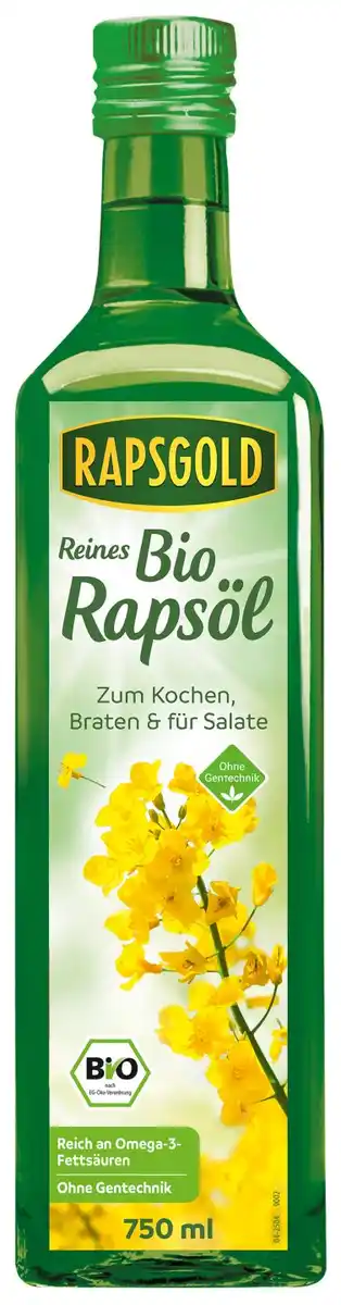 Bild 1 von RAPSGOLD Bio-Rapsöl, 750-ml-Fl.