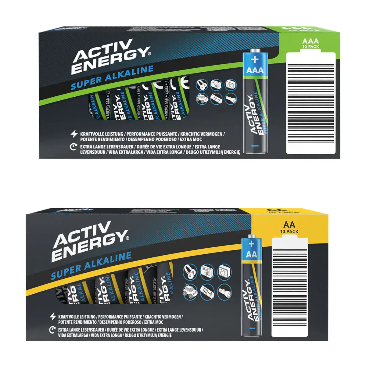 Bild 1 von ACTIV ENERGY Alkaline-Batterien