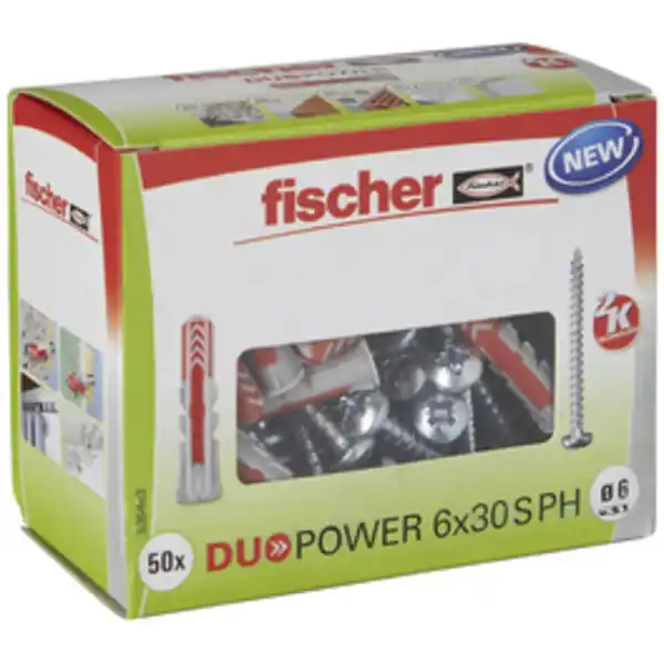 Bild 3 von FISCHER Dübel »DUOPOWER«, 30 mm, Nylon