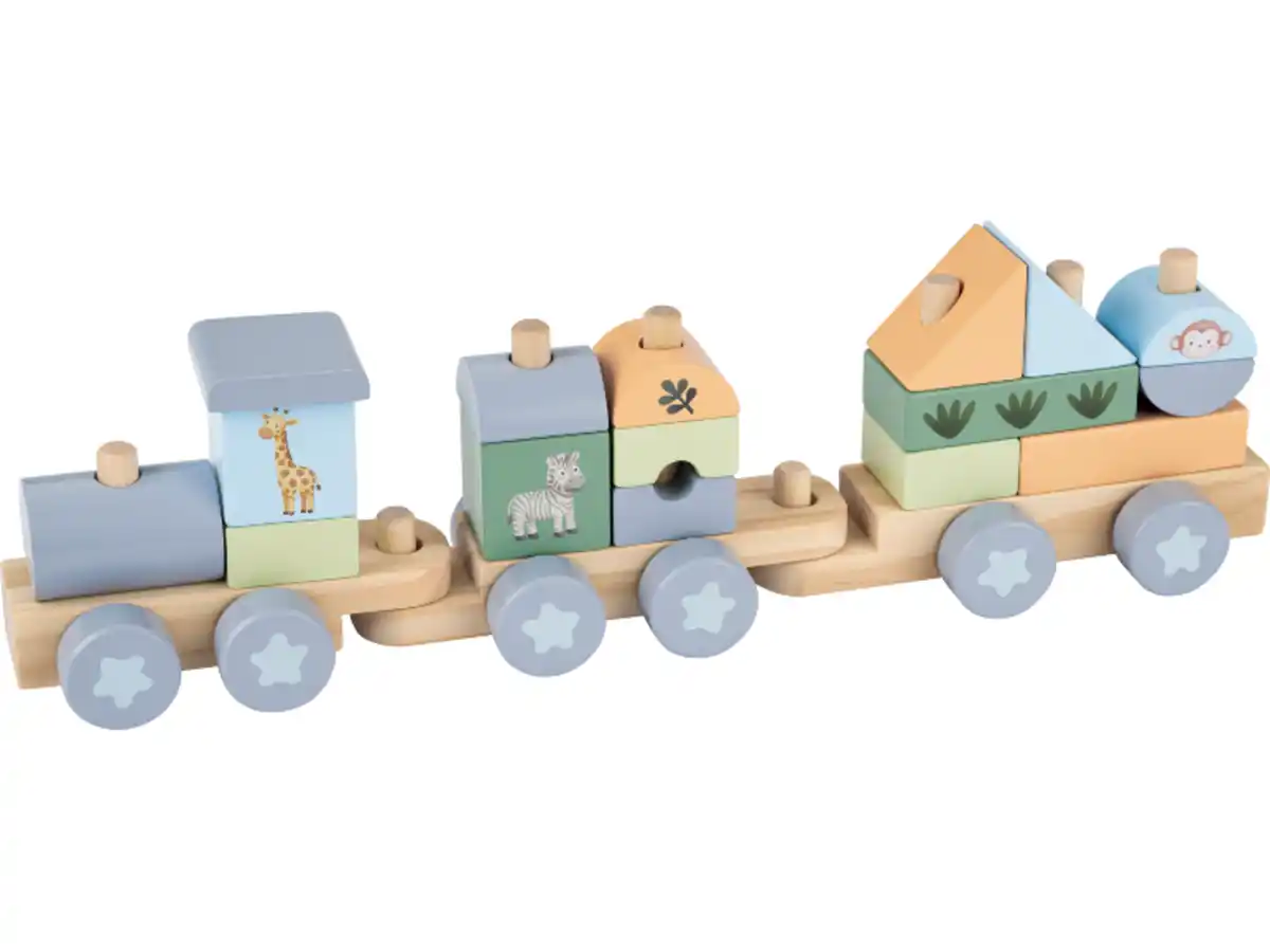 Bild 1 von LUPILU® Holz-Zug, mit 2 Wagons