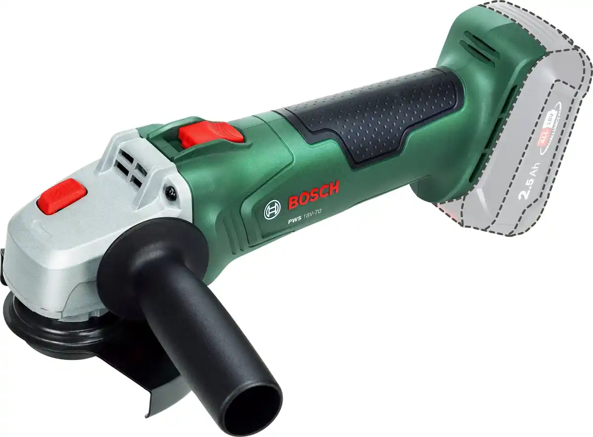 Bild 1 von Bosch Akku-Winkelschleifer PWS 18V-70 Solo