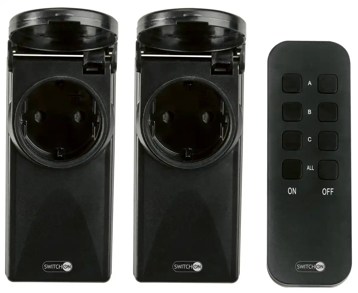 Bild 2 von SWITCH ON® Funksteckdosen-Set außen, 3-teilig