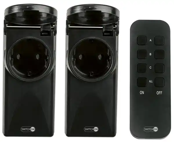 Bild 2 von SWITCH ON® Funksteckdosen-Set außen, 3-teilig