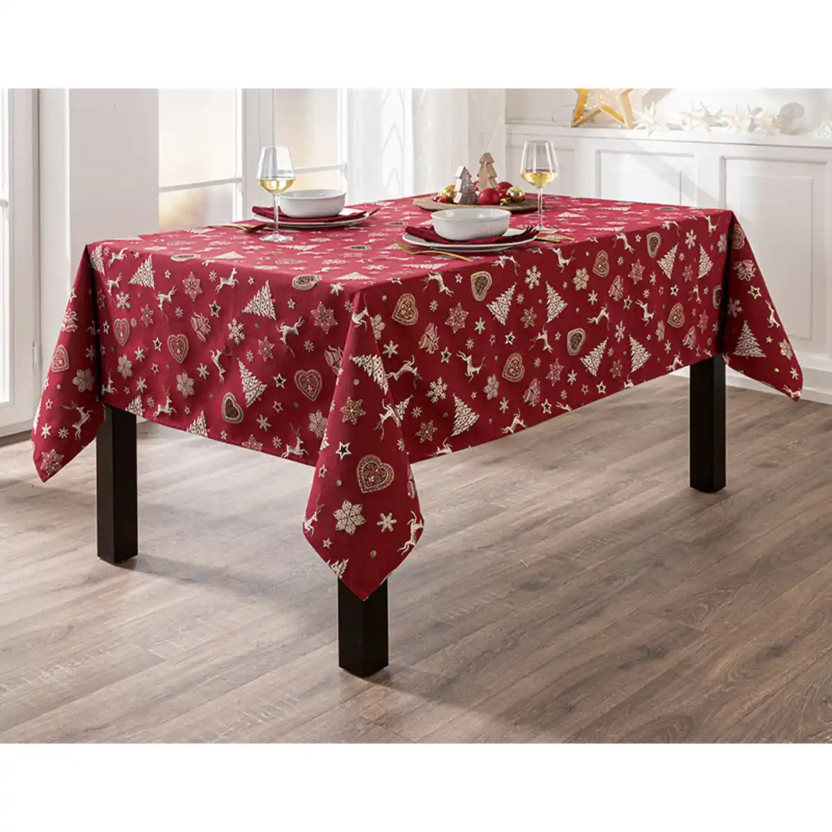 Bild 1 von Bella Casa Jacquard-Tischdecke