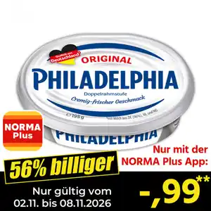 Philadelphia Frischkäsezubereitung