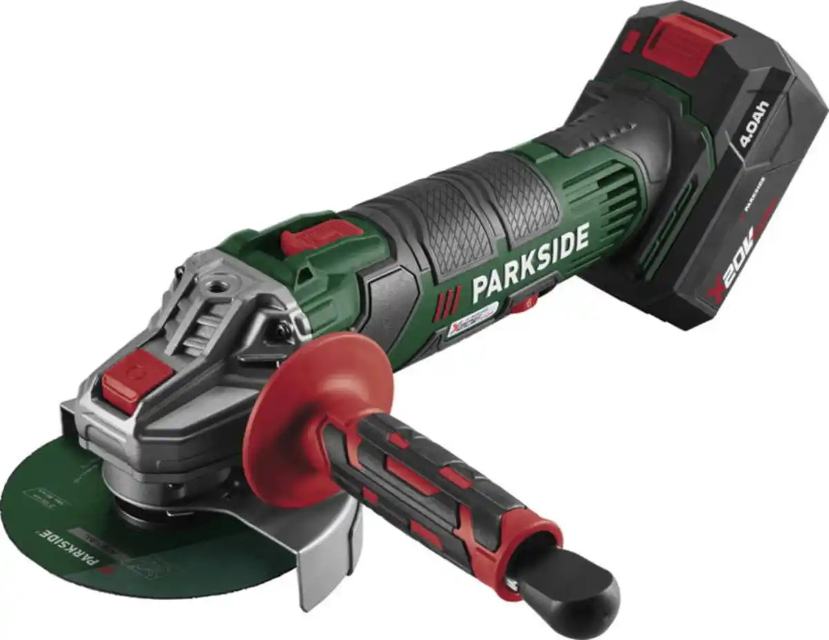 Bild 1 von PARKSIDE® Akku-Winkelschleifer 20 V »PWSA 20-Li D4« mit Akku