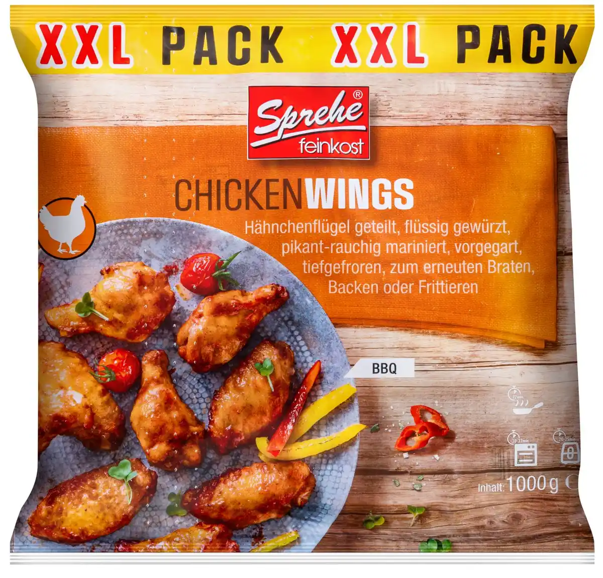Bild 1 von SPREHE Chicken Wings XXL, 1-kg-Beutel