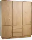 Bild 1 von Kleiderschrank TRANUM 180x214 5 Türen 3 Schubl. Eichenfarbe