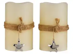 LIVARNO® LED-Echtwachskerzen,  1 LED