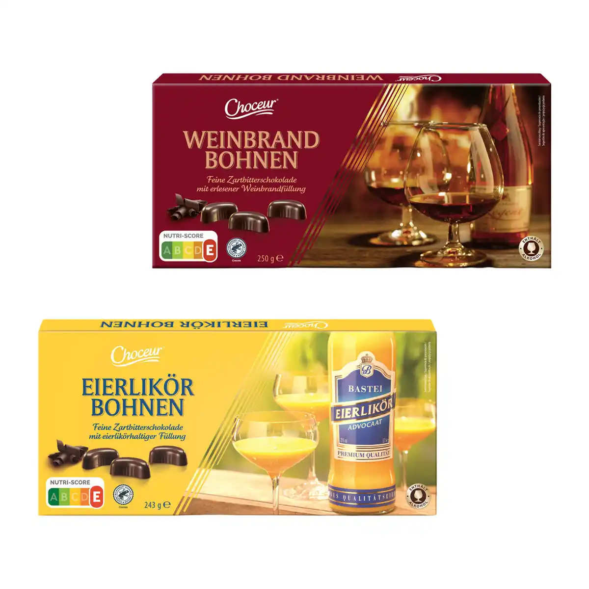 Bild 1 von CHOCEUR Eierlikör- / Weinbrandbohnen