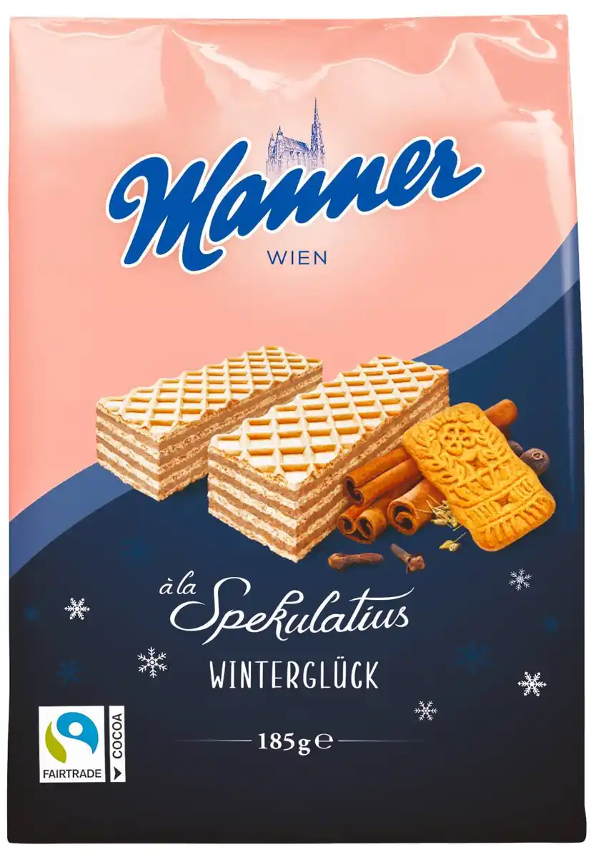 Bild 1 von MANNER Waffeln »Winterglück«, 185-g-Packg.