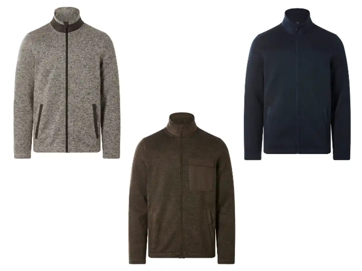 Bild 3 von ESMARA MEN Herren Jacke Strickfleece