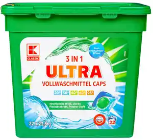 K-CLASSIC Vollwaschmittel-Caps, 517-g-Packg.