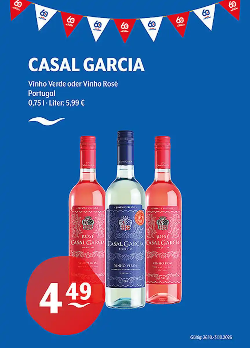Bild 1 von CASAL GARCIA Vinho Verde oder Rosé Portugal