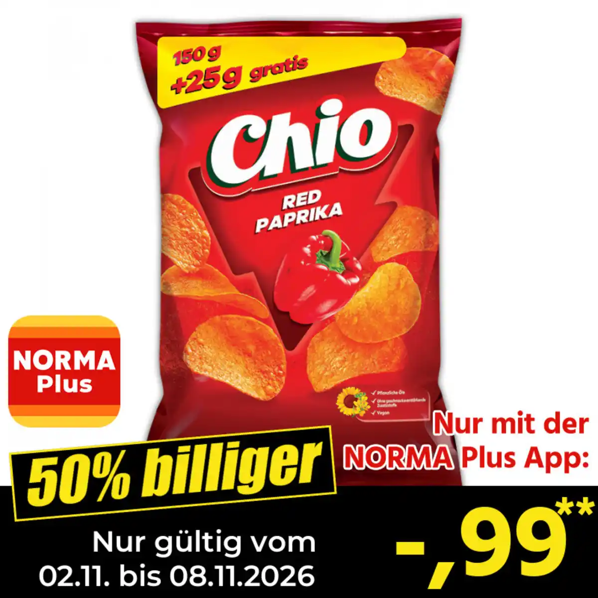 Bild 1 von Chio Red Paprika Chips