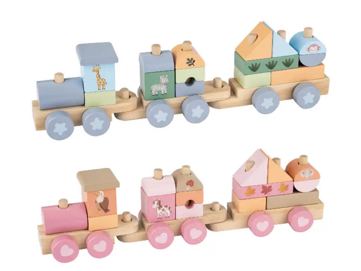 Bild 3 von LUPILU® Holz-Zug, mit 2 Wagons