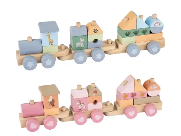 Bild 3 von LUPILU® Holz-Zug, mit 2 Wagons