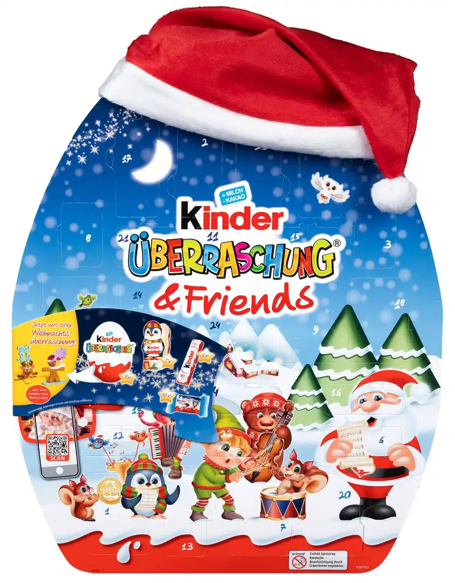 Bild 1 von KINDER Überraschung & Friends Adventskalender, 370-g-Packg.