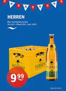 HERREN Bier verschiedene Sorten