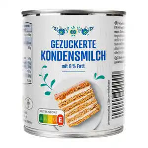 Gezuckerte Kondensmilch