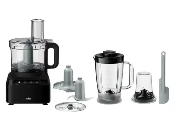 Bild 2 von BRAUN Küchenmaschine schwarz »FP3132BK«, 800W