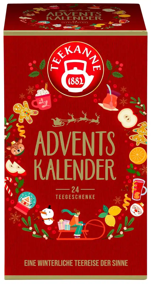 Bild 1 von TEEKANNE Adventskalender, 54,6-g-Packg.