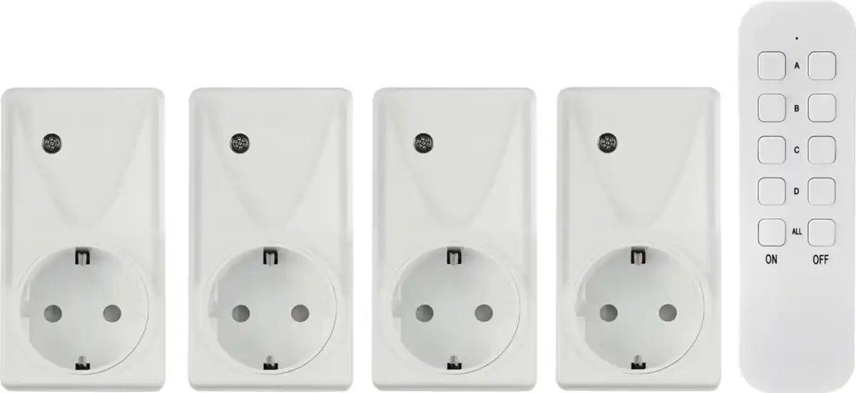 Bild 1 von SWITCH ON® Funksteckdosen-Set innen, 5-teilig