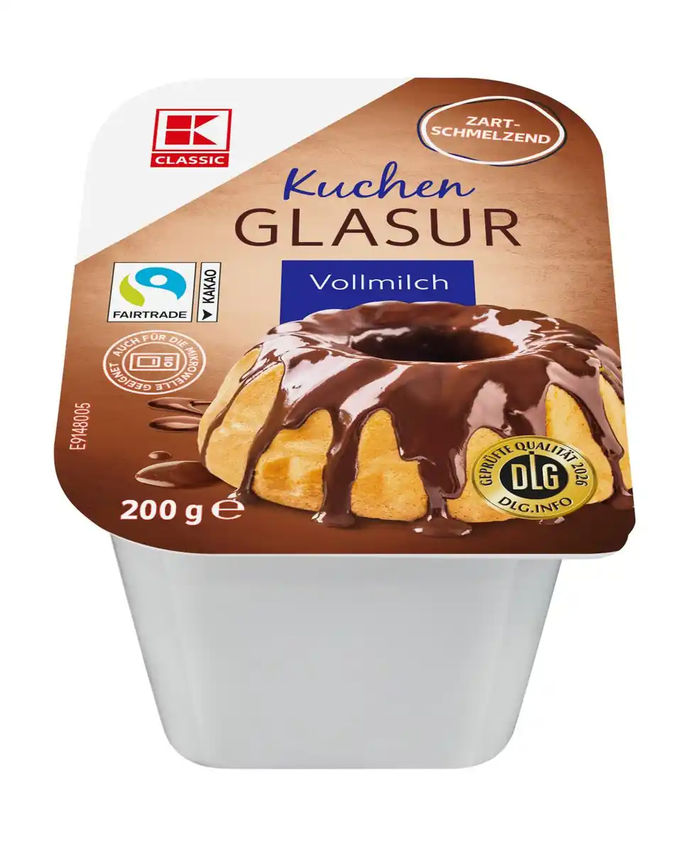 Bild 1 von K-CLASSIC Kuchenglasur, 200-g-Packg.