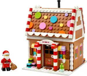 LEGO »Weihnachtl. Lebkuchenhaus« Bauset 40809, 498-teilig