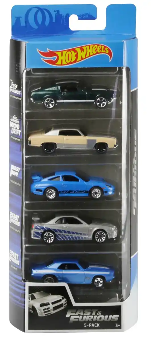 Bild 1 von MATTEL HOT WHEELS Fahrzeuge-Set, 5-teilig