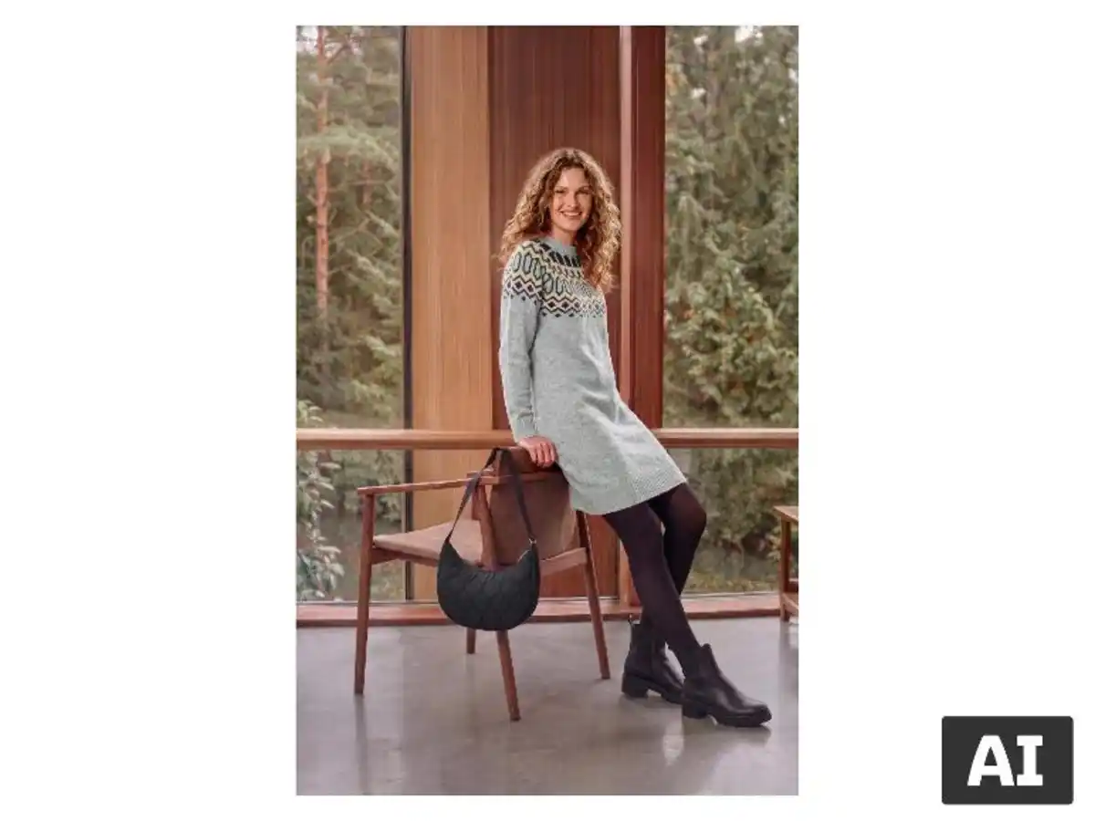 Bild 2 von ESMARA® Damen Strickkleid