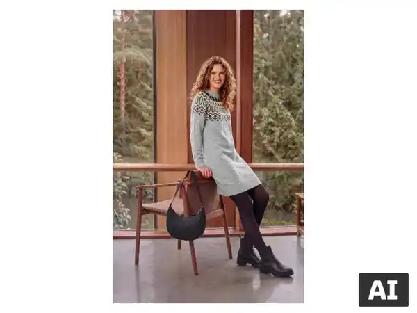 Bild 2 von ESMARA® Damen Strickkleid