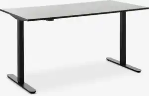 Höhenverstellbarer Schreibtisch SVANEKE 80x160 schwarz