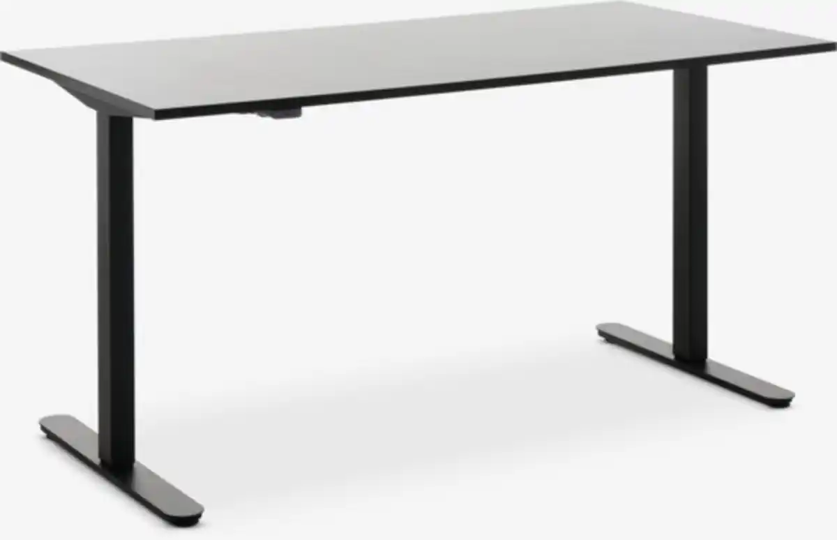 Bild 1 von Höhenverstellbarer Schreibtisch SVANEKE 80x160 schwarz
