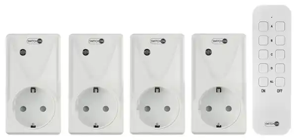 Bild 2 von SWITCH ON® Funksteckdosen-Set innen, 5-teilig