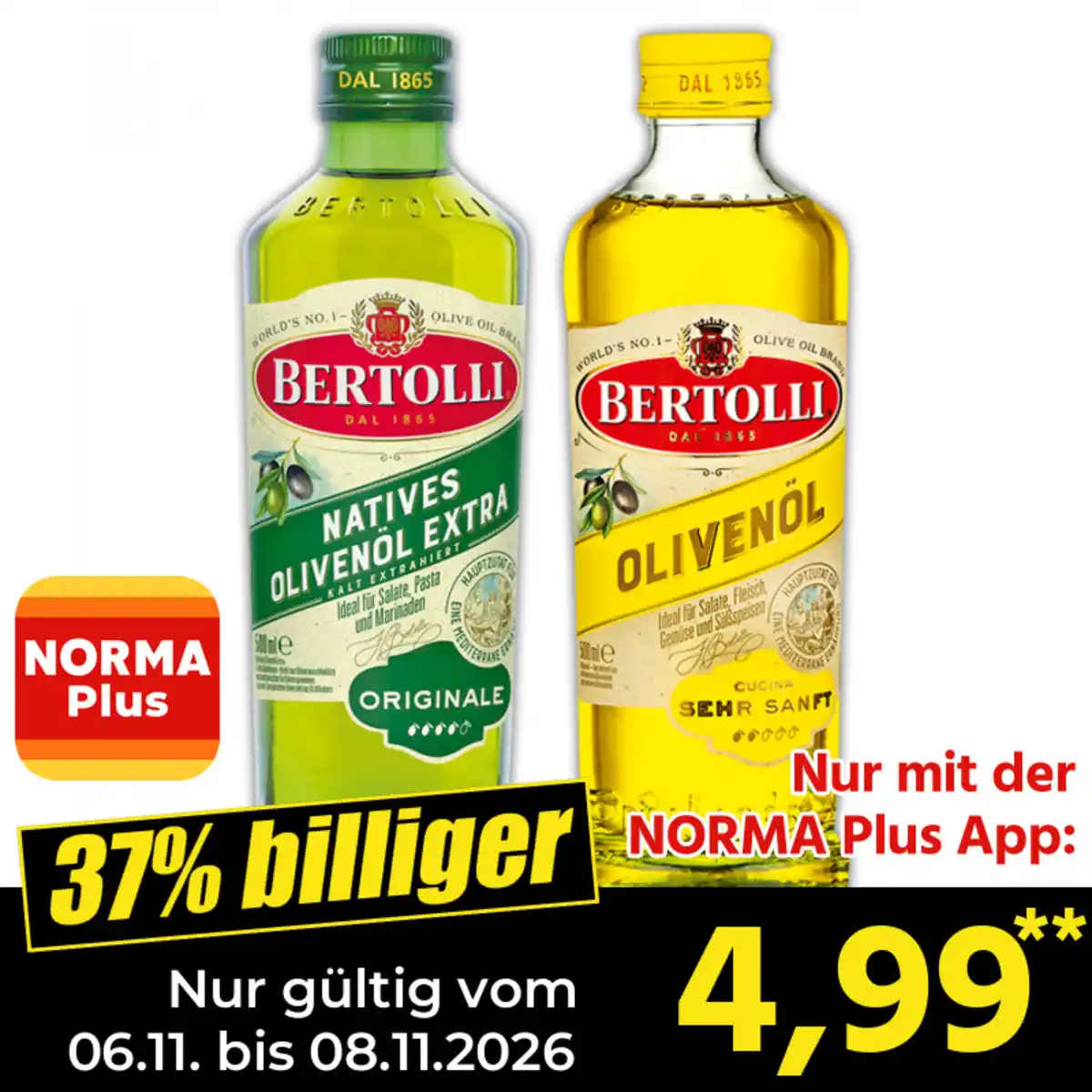 Bild 1 von Bertolli Olivenöl
